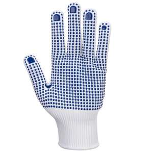 PORTWEST-Gant blanc/bleu à pois A110WBRXS-GANTS EAN 5036108293353 - Product Image 3