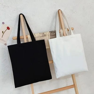 Tissu imprimé sur mesure de haute qualité, sac à main en toile de coton, sac de courses réutilisable, vente en gros - Product Image 2