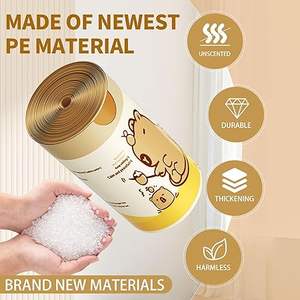 Huamaohengchun Bolsas de 4 Galones con Estampado de Capibara, con Cordón, de LDPE, Resistentes a Desgarros, con Control de Olores, Cierre Seguro y Asa Larga - Product Image 4