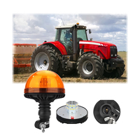 Emark R65-Zulassung Bernsteinfarbenes LED-Rundumleuchte-Signallicht für Traktoren 21W LED-Warnleuchte für Notfälle
