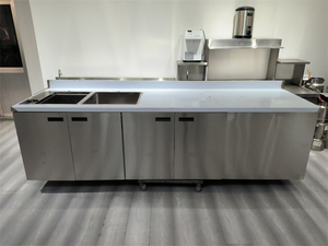 เคาน์เตอร์ชงชาไข่มุก อุปกรณ์ร้านชานม โต๊ะเตรียมเครื่องดื่ม - Product Image 2