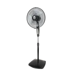 3 pale 3 velocità regolabile in plastica ufficio casa pavimento elettrico oscillante 16 "pollici piedistallo Stand Fan