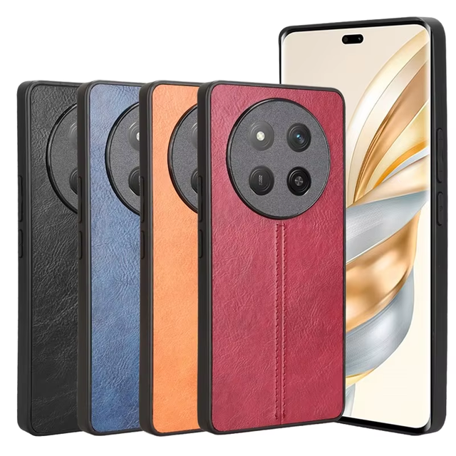 Wholesale Mobile Phone Accessories Luxury PU Leather Phone Cases for Honor Magic 6 Lite Business Design Wallet Phone Case