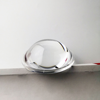 Lentille convexe en verre optique de 38*15mm de diamètre Lentille LED Verre à haute teneur en borosilicate Peut être personnalisé