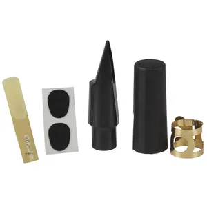 Professional musical instrument accessories wholesale tenor saxophone mouthpiece suit of 5 parts