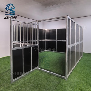 Box per Cavalli Mobile, Pannelli di Riparo Portatili per Eventi all'Aperto, Sistema di Stalle Temporanee Modulari Portatili per Club Equestri - Product Image 5