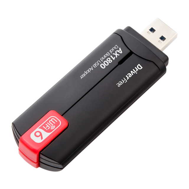 High Gain WiFi6 AX1800 Free Driver Wireless USB Adapter Wireless Network Adapter Dual Band 5GHz/2.4GHz