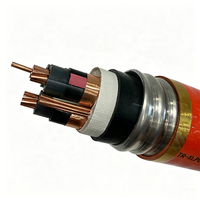 Cable TECK 3C2AWG+1C6AWG con Aislamiento TR-XLPE, Conductor de Cobre con PVC, Blindaje Entrelazado, IP65 5kV para Áreas Industriales Peligrosas