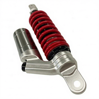 Aluminum Hydraulic Double Adjustment 300mm/330mm Yellow Motorcycle Rear Shock Absorber for Street/Dual Motorcycles