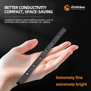 24v 10mm ultra delgado mini sistema de luz de pista magnética para gabinete - Product Image 1