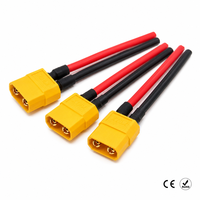 Connecteur haute performance XT60 XT90, gaine en silicone PBT IP66, conducteur en cuivre étamé à 2 fils, 600V, pour UAV, FPV, course de drones, moto