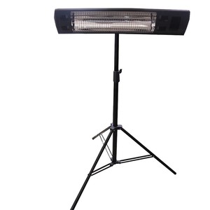 Chauffe-soleil infrarouge portable pliable 1500W IP65 étanche pour extérieur, jardin, balcon, avec télécommande tactile, en fibre de carbone - Product Image 2
