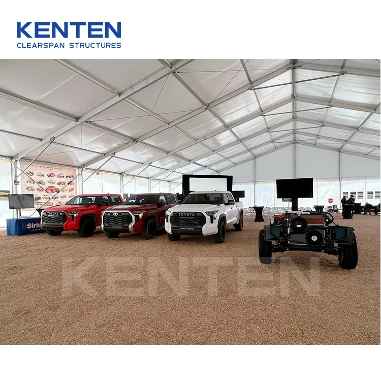 Kenten Project Waterbestendigheid Grote Sterke Aluminium Profielen Tenten Buiten Auto Beurs Tentoonstelling Tent Voor Auto Show Evenementen