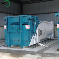 Compacteur de déchets industriel RNKJ, station de compression hydraulique des déchets, équipement de compactage des déchets pour les propriétés résidentielles