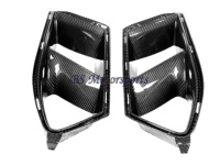 Couvre-prise d'air du pare-chocs avant en fibre de carbone sèche pour BMW G80 G81 M3 G82 G83 M4 2021+