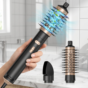 Brosse à air chaud multifonction 3 en 1, fer à boucler automatique et sèche-cheveux - Product Image 1