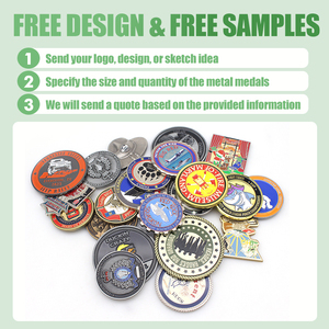 Moneda de desafío coleccionable grabada en 3D con logotipo personalizado, moneda de <span class=keywords><strong>Euro</strong></span> personalizada, moneda conmemorativa de Metal en relieve - Product Image 3