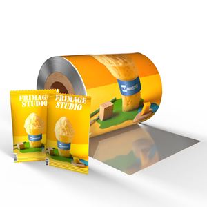 Rollo de película de embalaje de alimentos de aluminio opaco, plástico impermeable y a prueba de humedad, <span class=keywords><strong>precio</strong></span> de fábrica, soporte personalizado. - Product Image 5