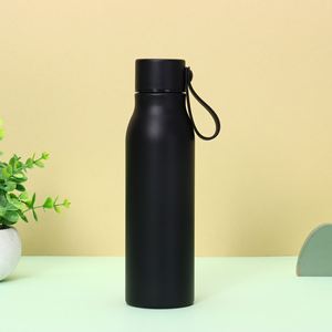 Fashion Coke <b>Bottle</b> Shaped Insulated Cup, Small Mouth Vacuum Design with Hand Rope for Daily Commuting and Outdoor Sports - Product Image 3