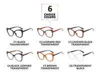 Ventes chaudes, lunettes de soleil tendance léopard surdimensionnées pour femmes, anti-lumière bleue, monture de lunettes optiques personnalisées pour myopie réfractive