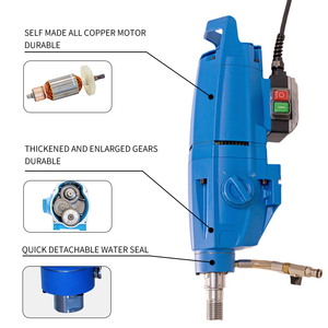 전문가용 2단 변속 255mm 다이아몬드 코어 드릴링 머신 전동 공구 & 콘크리트 드릴링 머신 - Product Image 3
