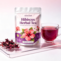 Compléments alimentaires à base d'hibiscus OEM/ODM pour fournir de l'énergie, favoriser la santé cardiaque et la régulation de la pression artérielle, et favoriser la détoxification chez les adultes