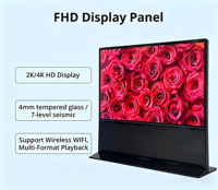 Pantalla LCD Táctil Infrarroja de 75 Pulgadas, Kiosco Vertical Todo en Uno con Pantalla Táctil, CMS Integrado, Punto de Acceso WiFi, Soporte de Piso para Publicidad