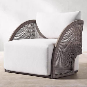 ספה ראטן מרפסת פנאי חוץ מרפסת שמש, שילוב שלושה חלקים גינה יצירתי מלון וילה חצר בית מלון - Product Image 6