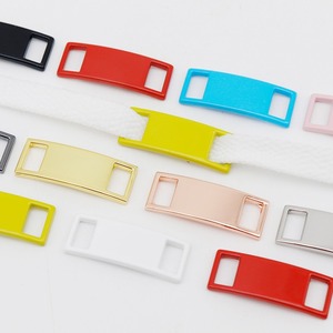 Boucle de lacet personnalisée en métal gravé avec logo coloré, étiquette vierge colorée, accessoires de verrouillage pour lacets de chaussures - Product Image 3