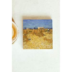 Posavasos de Piedra Individual de la Serie Vincent Van Gogh, Diseño Cuadrado 139, para Regalo Empresarial o Promocional - Product Image 1
