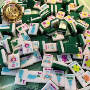 ชุดไพ่นกกระจอกอเมริกันแบบพกพาหรูหราหรูหราแผ่นอะคริลิคสำหรับเดินทาง - Product Image 1