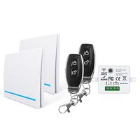 Bricolage sans câble Mini Tuya Smart Life WiFi interrupteur de lumière LED 433RF avec télécommande Alexa sans fil neutre interrupteur Intelligent