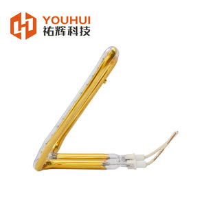 Youhui 3D Irregular Halogen <b>Heating</b> <b>Tube</b> Semi Gold Plated Copper Infrared <b>Heating</b> Element Customizable Size 8-14 - Product Image 4
