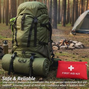 Baiyuheng <span class=keywords><strong>Kit</strong></span> de survie d'urgence portable pour camping en plein air, trousse médicale de premiers soins de couleur personnalisée, équipement de voyage en gros - Product Image 6