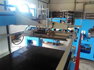 Máy in lụa màn hình khí nén kích thước lớn với bàn chân không cho máy in màn hình phẳng biển báo đường cho túi giấy - Product Image 3