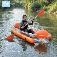 Sac flottant latéral transparent pour siège de kayak en cristal coloré avec kit complet pour les professionnels de la station de villégiature de Chine Lumark résistant aux UV
