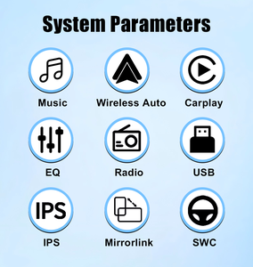 Autoradio Android 8 Pollici 2 Din con Carplay, Lettore DVD, Schermo MP5, Stereo per <span class=keywords><strong>Dacia</strong></span>, GPS, Lettori MP3/MP4, Installazione Portatile sul Cruscotto - Product Image 6