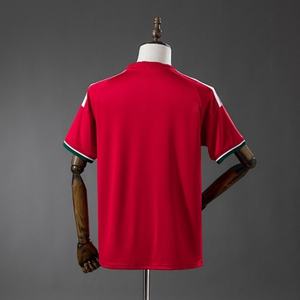 Conjunto de Camiseta y Pantalones Cortos Personalizados de la Selección Nacional de Hungría 2026, Rojos, Última Temporada, para Exteriores, 100% Poliéster, Secado Rápido, Transpirables, Unisex - Product Image 3