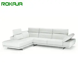 Modern Sectional Sofa Set Leather L Shaped Sofas Furniture Hotel Big Sofa Sets