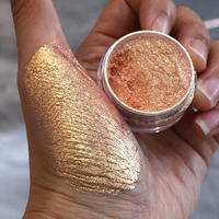 Poudre de pigment perlée couleur bonbon scintillante en verre borosilicate, pigment fin en vrac pour fard à paupières et illuminateur