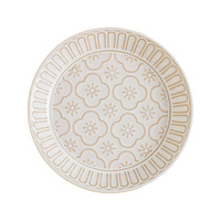 Set Perlengkapan Makan Desain Minimalis Modern Berembos, Aman untuk Microwave, Keramik, Kombinasi Peralatan Makan Rumah Tangga Termasuk Piring, Mangkuk, dan Wadah