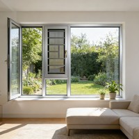 Fenêtre de toit en verre moderne, lucarne en aluminium sur mesure, étanche et insonorisée, avec double vitrage