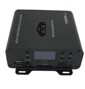 Pabrik 1000W BT/FM Fungsi Amplifier Audio Mini MP3 Speaker Kit untuk Sepeda Motor