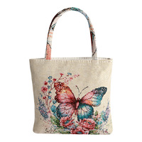 Sac bandoulière vertical en toile de style ethnique, broderie double face au fil doré, grande capacité, personnalisable, directement de l'usine
