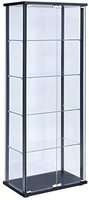 Étagère Vitrine En Verre Cabinet avec Chrome Support Poutres Armoire Magasin Affichage Vitrine Offre Spéciale sur Le Marché AMÉRICAIN