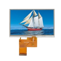 Module d'affichage LCD TFT 5 pouces avec résolution 800x480, luminosité élevée de 1000 nits, interface RVB pour utilisation en extérieur