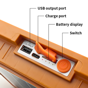 Tiết Kiệm Năng Lượng 6500K Ngoài Trời Chiếu Sáng XJW-TY01 Không Thấm Nước IP67 100W 200W 400W 600W LED Xách Tay Có Thể Sạc Lại Năng Lượng Mặt Trời Cắm Trại Đèn - Product Image 5