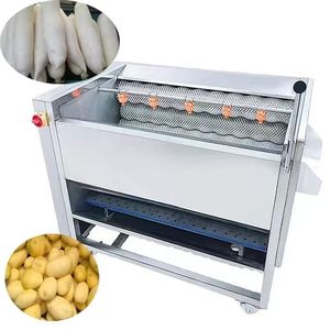 Máquina comercial de lavado de vegetales al por mayor de acero inoxidable para patatas, raíces de loto y cebollas - Product Image 2