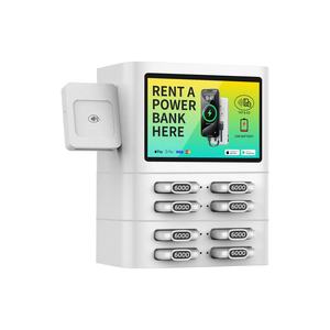 محطة شحن متعددة الأجهزة مع شاشة لمس و8 فتحات ومحطة مشاركة باور بانك مع تقنية NFC - Product Image 2