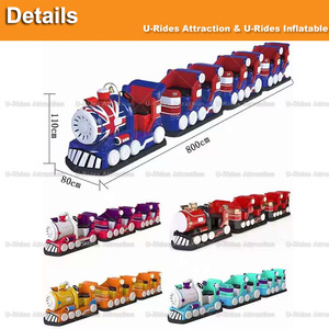 Train sans rails lumineux à piles pour enfants et adultes - Manège commercial pour centre commercial et parc intérieur - Product Image 3